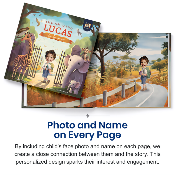 The Amazing Zoo Adventure | Baby Gifts | Personalized Kids Books