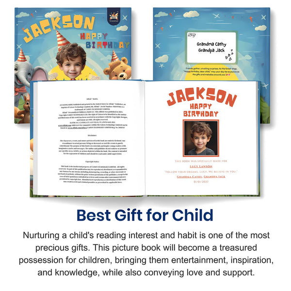 Elfink Happy Birthday Forest | Baby Gifts | Personalized Kids Books