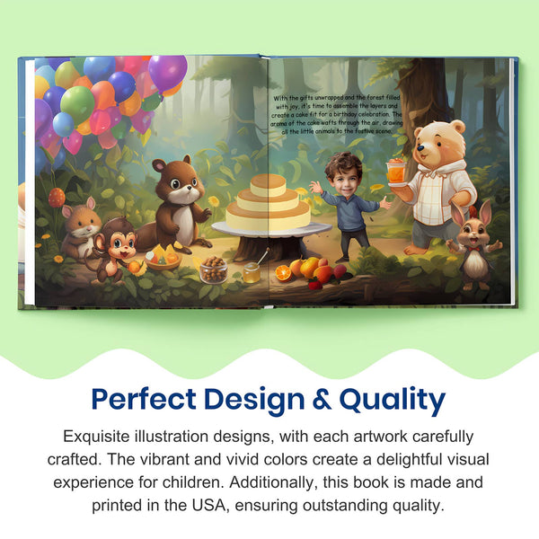 Elfink Happy Birthday Forest | Baby Gifts | Personalized Kids Books