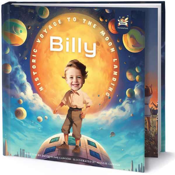 Time Travel Apollo 11 | Baby Gifts | Personalized Kids Books