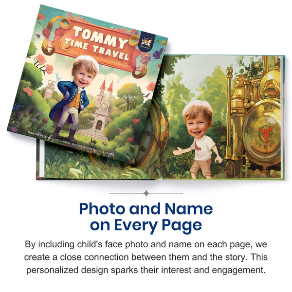 Time Travel Independence Day | Baby Gifts | Personalized Kids Books