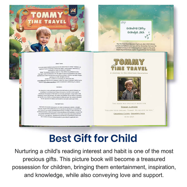 Time Travel Independence Day | Baby Gifts | Personalized Kids Books