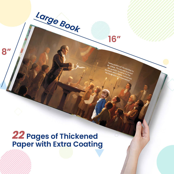 Time Travel Independence Day | Baby Gifts | Personalized Kids Books